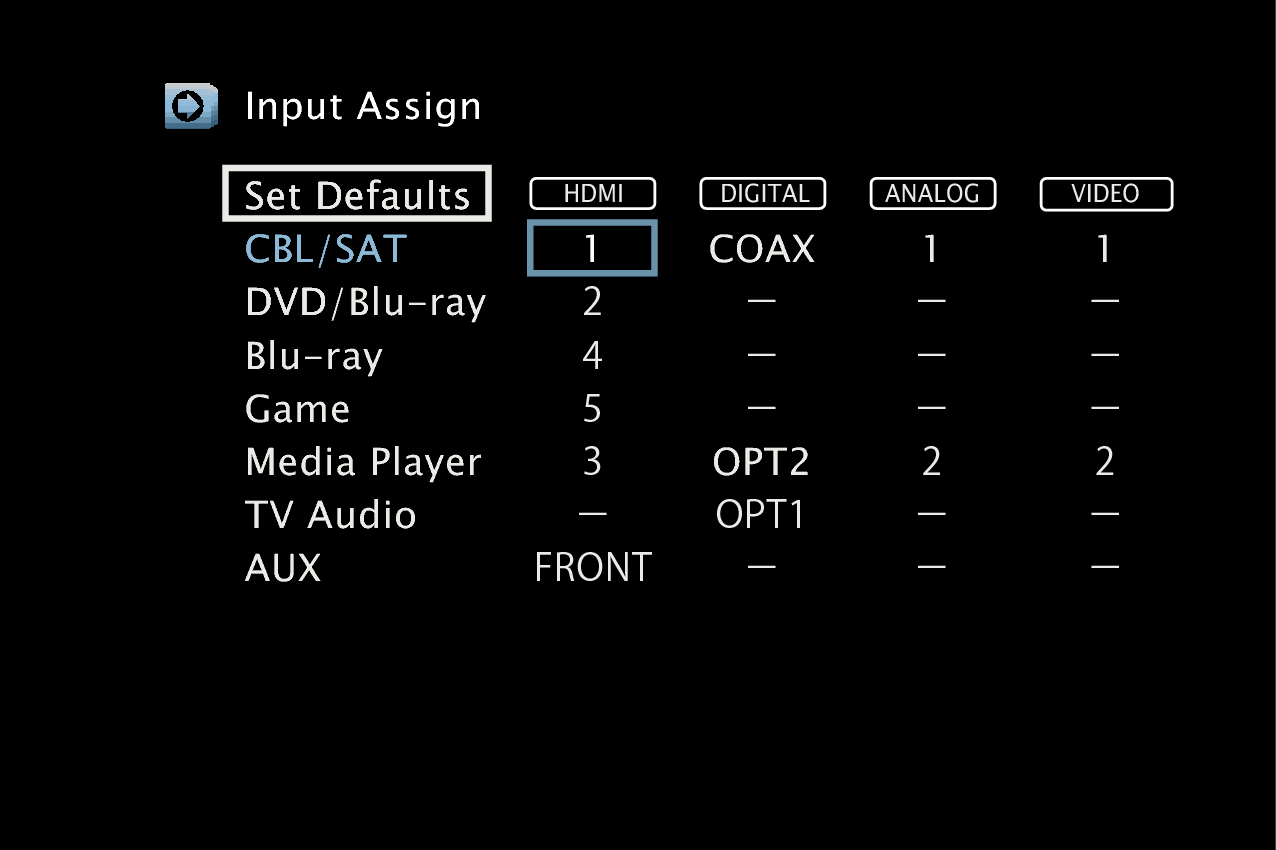 GUI InputAssign S710WE3